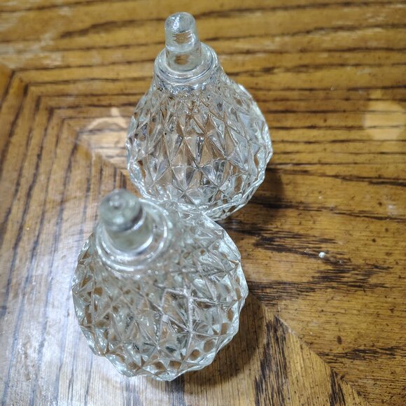 Two Pear Shaped Crystal Box with Lid - Picture 10 of 10